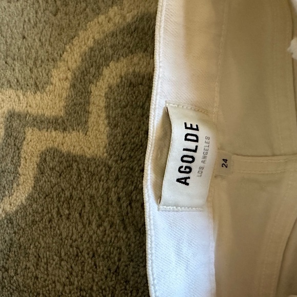 AGOLDE white jeans. Size 24. Style: Toni - Picture 3 of 3